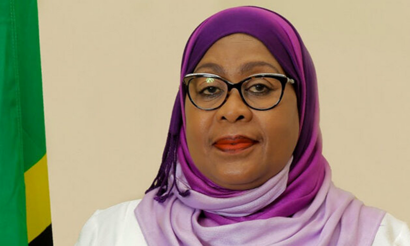 Tanzanian President Samia Suluhu Hassan