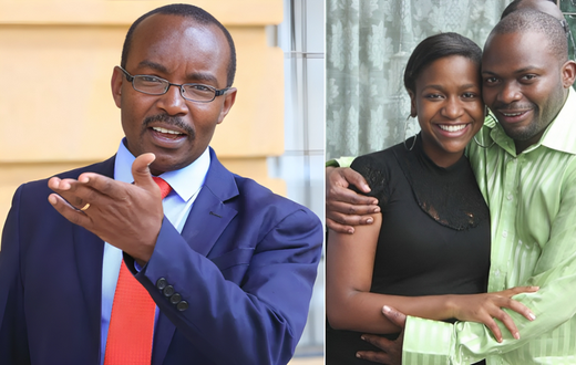 A collage of Lawyer Wahome Thuku and Esther Arunga & Quincy Timberlake