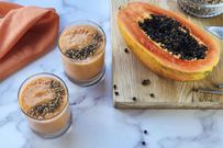 Pawapaw seeds smoothie [SilkRoadDiary]
