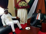 Silas Jakakimba and Raila Odinga