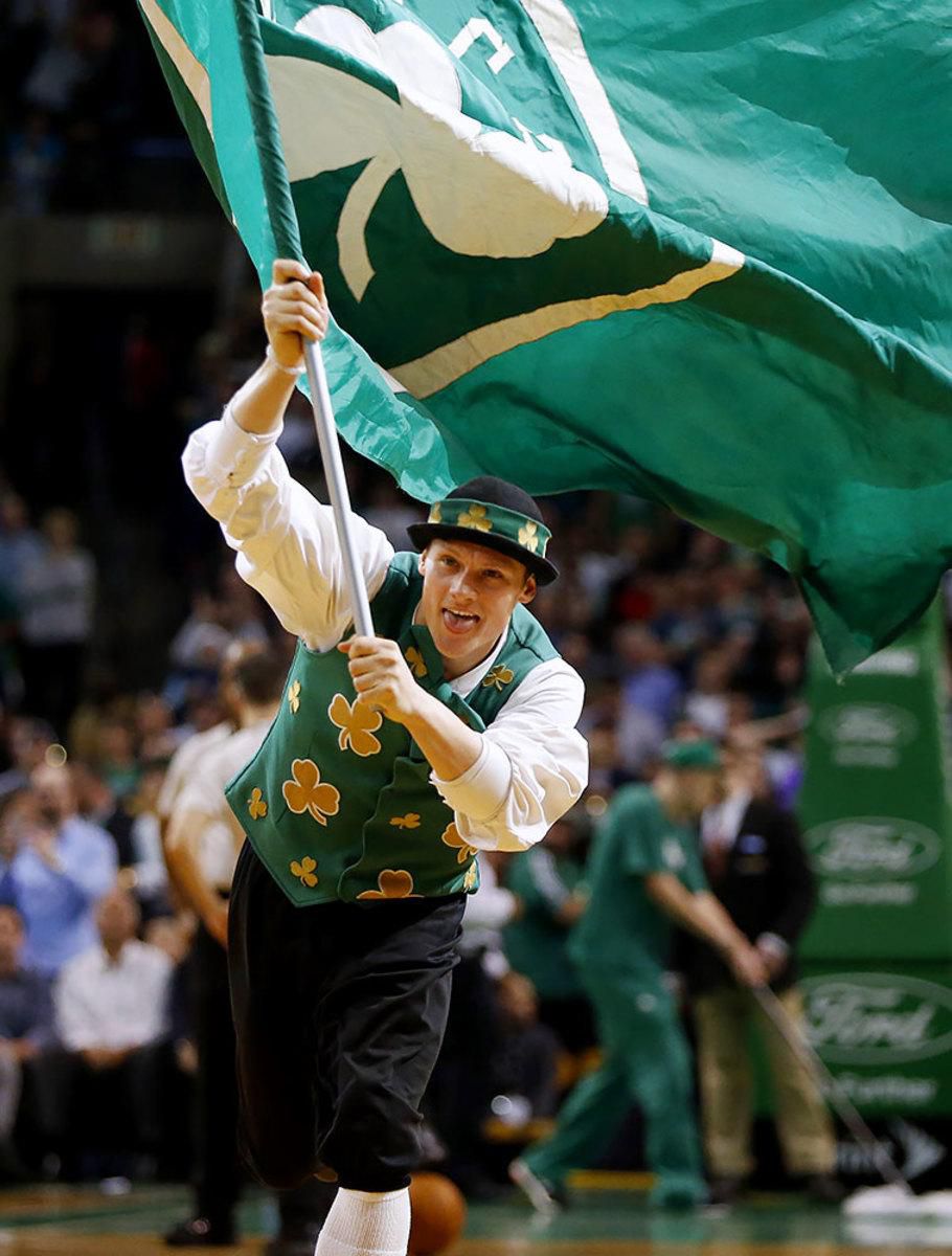 Boston Celtics Mascot Lucky the Leprechaun