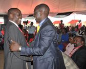 File image of former Presiding CITAM Bishop David Oginde with President William Ruto