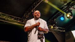 Khaligraph Jones was one of the headlining acts at the Tusker OktobaFest Kisumu, delivering a signatureelectrifying performance.