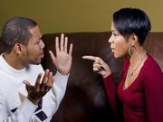 Couple fighting