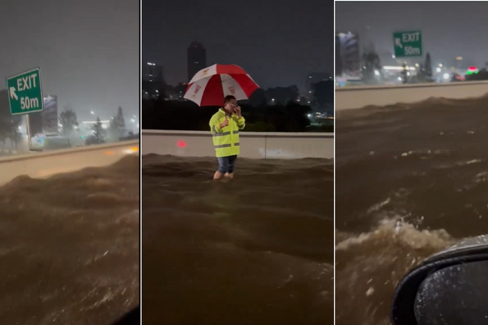 Heavy rains turn parts of Nairobi Expressway into a raging river