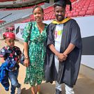 Brian Kimaru's aka Ma DVD with his wife and their son