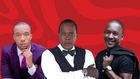 From left: Rashid Abdalla, Jeff Koinange & Mike Mondo
