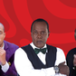 From left: Rashid Abdalla, Jeff Koinange & Mike Mondo