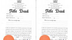 Title deed
