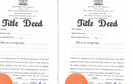 Title deed