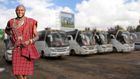 Stephen Letoo gets five donations of five buses and two lorries of matoke ahead of April wedding
