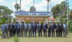 FBI Director Christopher Wray at the DCI headquarters