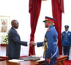 President William Ruto presided over the swearing in ceremony of General Francis Ogolla as the Chief of Defence at State House, Nairobi on April 29, 2023