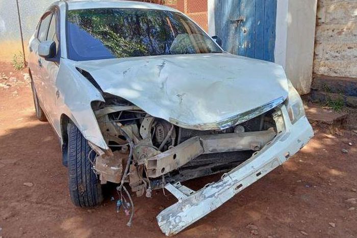 The vehicle rammed into Kiamwangi MCA Kung'u Wanjiku’s car from behind