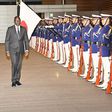 President William Ruto is welcomed by Japan Prime Minister Fumio Kishida in Tokyo, Japan on February 8, 2024