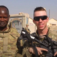 George Okoth with a colleague from the US Army