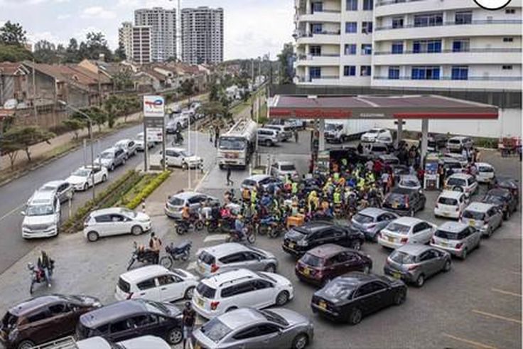 Fuel shortage in Kenya