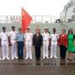 The Chinese envoy with senior Nigerian Navy personnel at NPA.