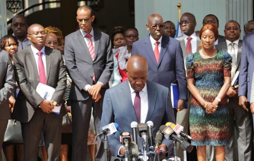 Education CS Ezekiel Machogu releases Form One placement results for 2022 KCPE Candidates