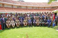 Defence CS Aden Duale during the launch of cohort 27-2024/25 at the National Defence College (NDC),
