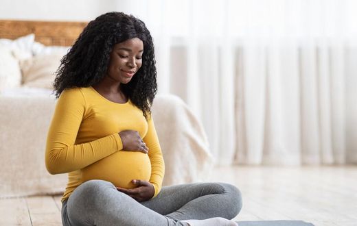 A pregnant woman
