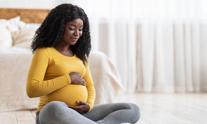 A pregnant woman