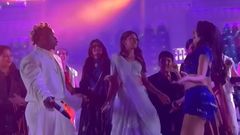 Rayvanny performing at a wedding reception in India