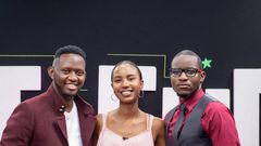 Daddie Marto, Mariam Bishar and Nick Kwach