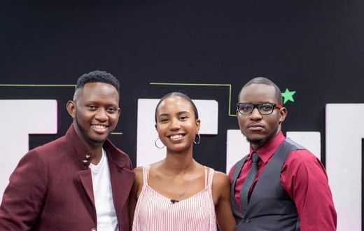 Daddie Marto, Mariam Bishar and Nick Kwach