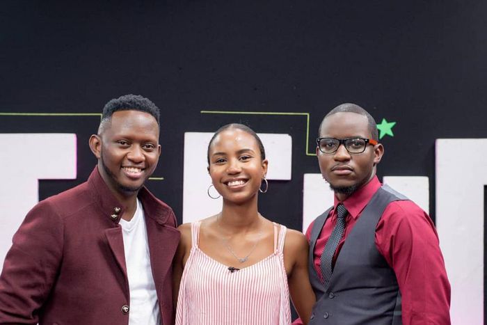 Daddie Marto, Mariam Bishar and Nick Kwach