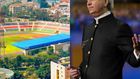 A collage image of Nyayo National Stadium and televangelist Benny Hinn who has a crusade on February 24, 2024 at the same venue