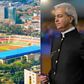A collage image of Nyayo National Stadium and televangelist Benny Hinn who has a crusade on February 24, 2024 at the same venue