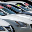 FILE PHOTO: Automobiles are shown for sale at a car dealership in Carlsbad, California