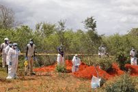 Interior CS Kithure Kindiki during a visit to Shakahola forest on June 6, 2023