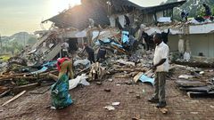 Government demolishes former CS Amina Mohamed's house in Kakamega