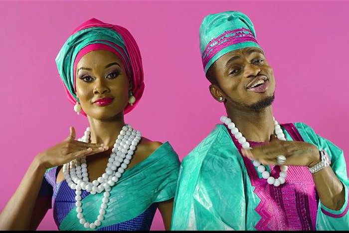 Hamisa Mobetto and Diamond Platnumz in the 'Salome' video
