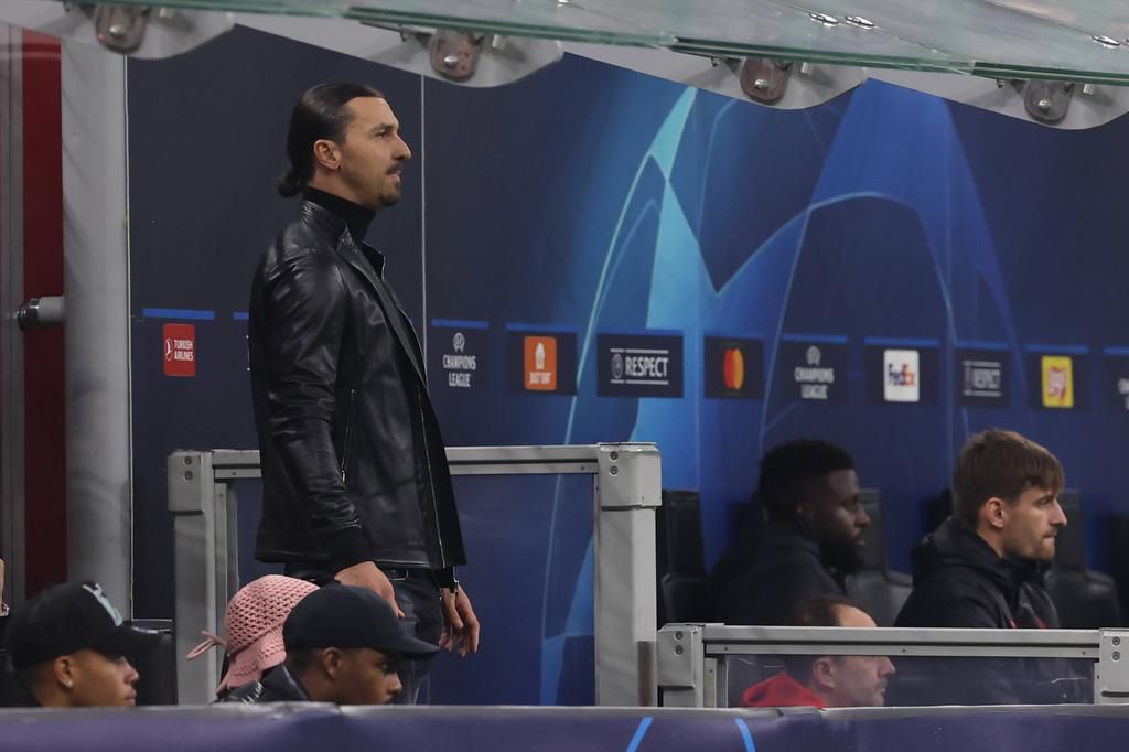 Zlatan Ibrahimovic of AC Milan during UEFA Champions League 2022/23 Group Stage - Group E football match between AC Milan and FC Red Bull Salzburg at Giuseppe Meazza on November 2, 2022.