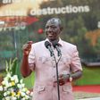 President William Ruto speaking during a Sunday service at Revival Sanctuary of Glory Church, Riruta Satellite, Dagoreti South, Nairobi County on October 22, 2023