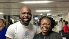 Larry Madowo and Gathoni Wamuchomba in Jorbug, South Africa