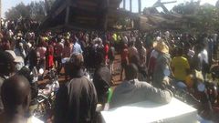 Bungoma collapsed building