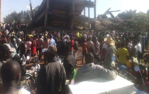 Bungoma collapsed building