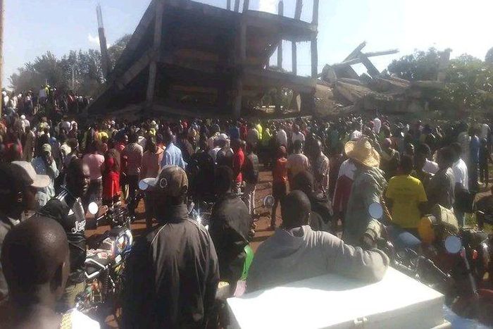Bungoma collapsed building