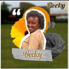 Actress Lucy Maina of Becky series