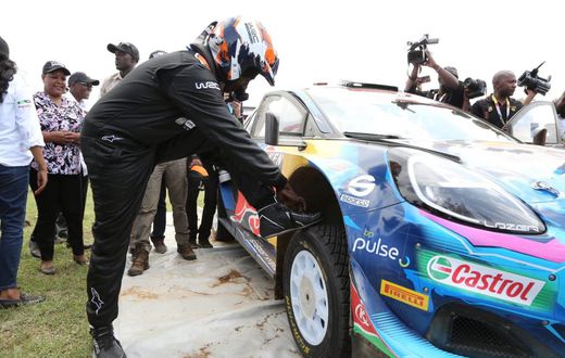 President William Ruto enjoys thrill of the WRC Safari Rally 2023 in Naivasha on June 21, 2023