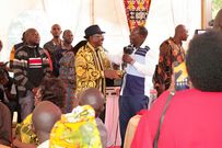 Siaya Governor James Orengo's son, Michael Orengo pays dowry for lover Samantha Luseno