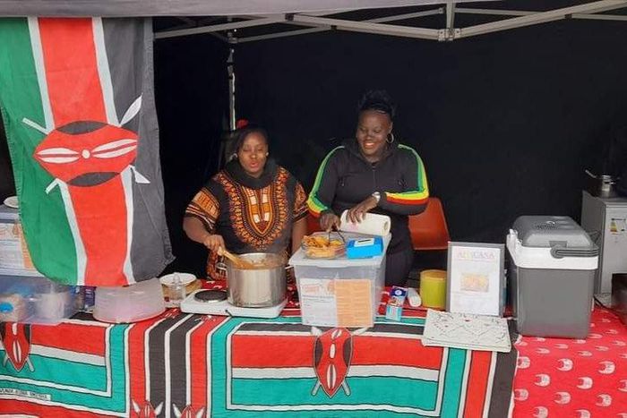 Catherine and her daughter Mitchelle who operated a mobile restaurant owner