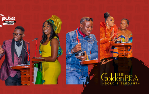 From left: 2022 Pulse Tech Influencer of the Year Daddie Marto, Travel & Leisure influencer of the Year Natalie Tewa, Sports Influencer of the Year Ferdinand Omanyala, & Podcast Influencer of the Year TMI