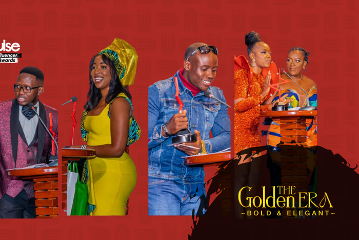 From left: 2022 Pulse Tech Influencer of the Year Daddie Marto, Travel & Leisure influencer of the Year Natalie Tewa, Sports Influencer of the Year Ferdinand Omanyala, & Podcast Influencer of the Year TMI