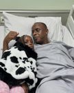 Kenyan producer Philip Karanja 'Director Phil' in the hospital after an accident in July 2024.