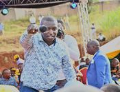 Ngaruiya Junior performs during a past campaign rally